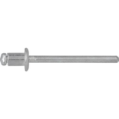 Blindnieten Nirosta/Nirosta, Standard, Flachrundkopf ø 4 mm
