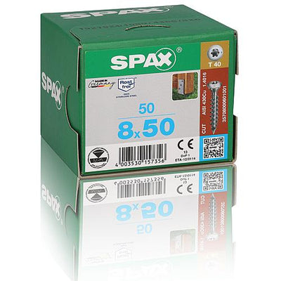 SPAX® Pfostenschraube, Gewinde-ø d1: 8,0 mm, Standardverpackung