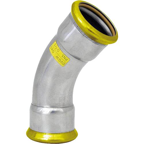 Edelstahl-Pressfitting Gas