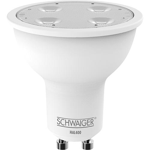 HOME4YOU LED Leuchtmittel GU10 4,5W, Schwaiger, ZigBee warmweiß