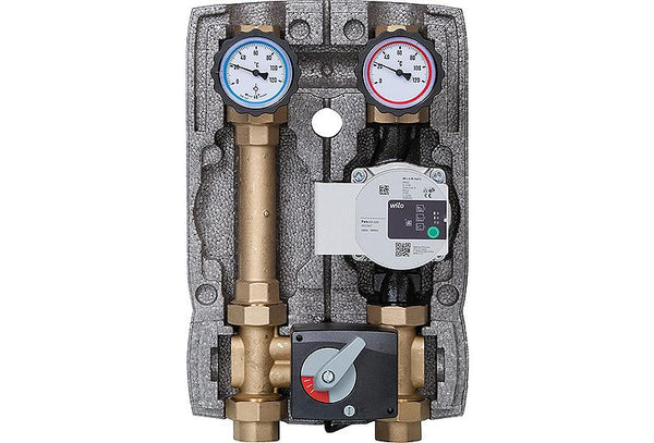 Heizkreisset Easyflow DN25(1") 4-Wege-Mischer, Stellmotor, Wilo Para 25/6