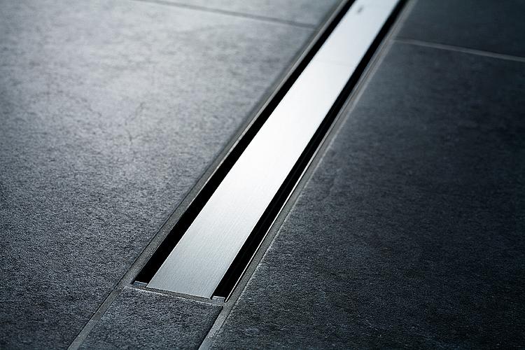 Duschrinne CleanLine 80 Edelstahl gebürstet Länge 300-900 mm