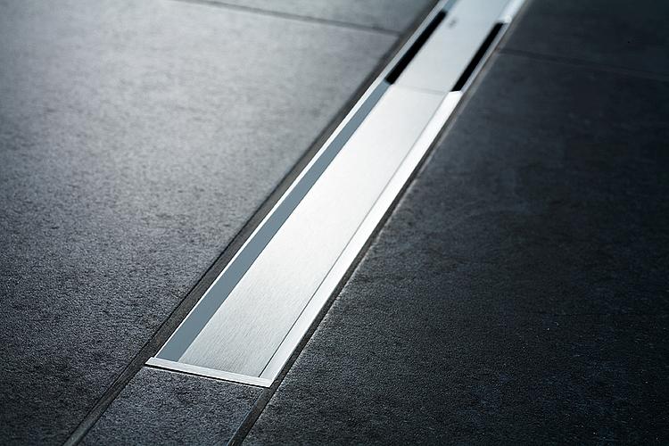 Duschrinne CleanLine 80 Edelstahl gebürstet Länge 300-900 mm