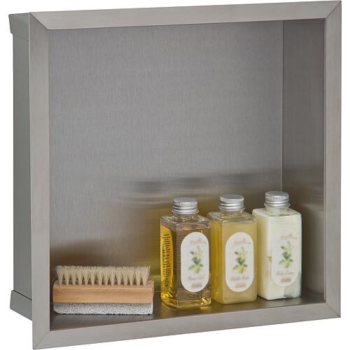 Wandnische BxHxT: 325x325x100 mm Edelstahlrückwand