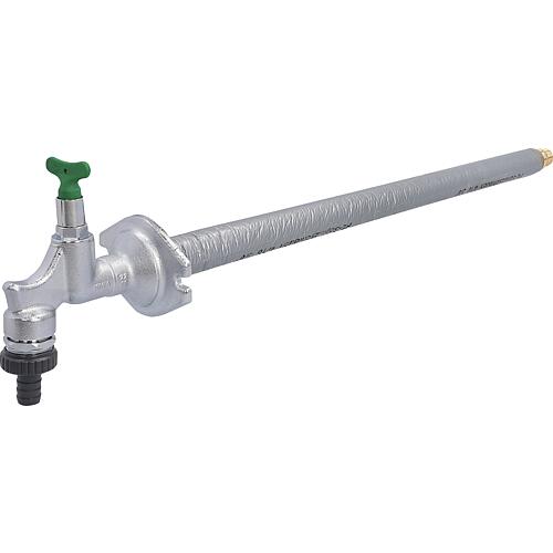 Außenwandventil AIPS SEPP Eis frostsicher Steckschlüssel Oberteil chr. m.RV u. RB DN 15 L=500 mm