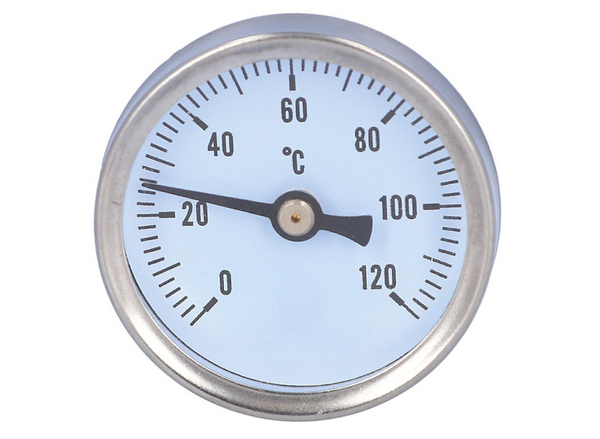 Thermometer 0-120°C passend für: Kugelhahn eck- und durchgangsform