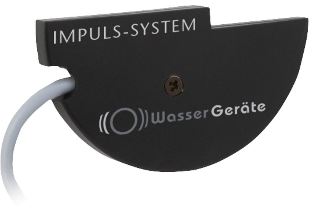 Optischer Impulsgeber ECO mit Rücklauferkennung Impuls K1 (1l pro Impuls)