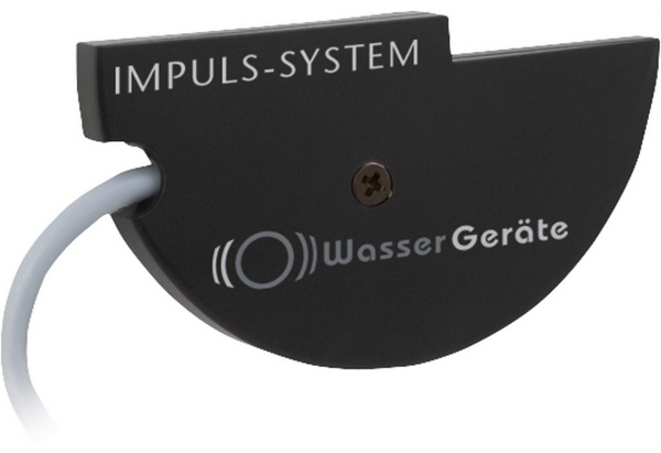 Optischer Impulsgeber ECO mit Rücklauferkennung Impuls K1 (1l pro Impuls)