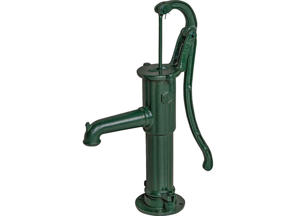 Handpumpe mit Rundflansch Typ 75, 1 1/4", grün