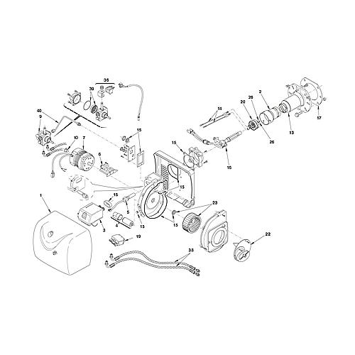 Ersatzteile passend zu Riello RES G30/40/50 MRBLU