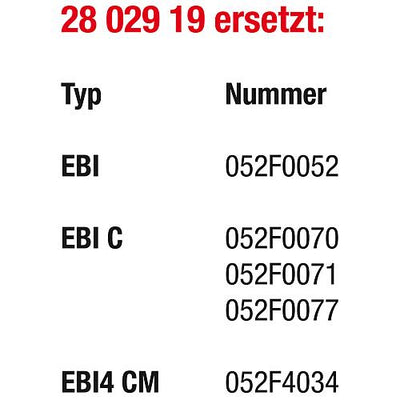 Elektrische Zündeinheit EBI4 CM S