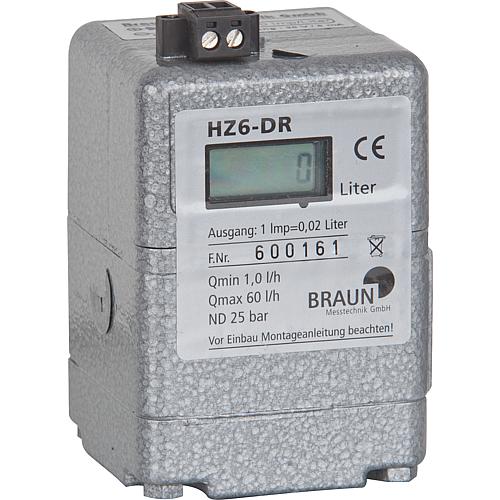 Ölzähler Braun HZ6-DR, DN 6 (1/8")