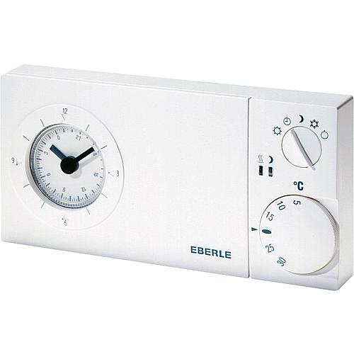 Uhrenthermostat easy 3 sw, Wochenuhr, analog