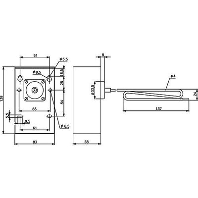Kanal-Thermostat JTU-1 ..-50