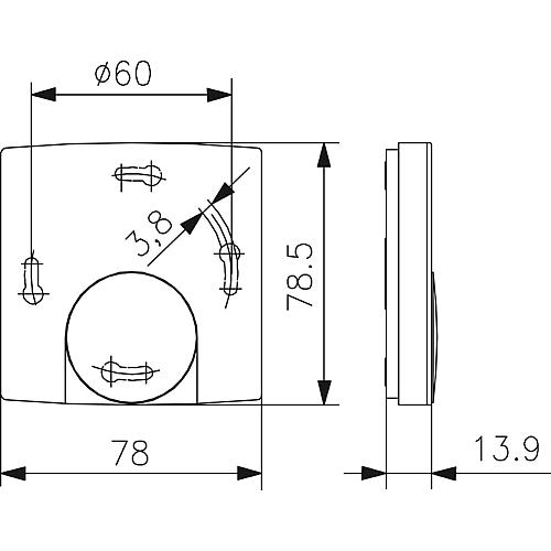 Funkregelung-Heizen - SENDER, Typ FTRFB-280.120