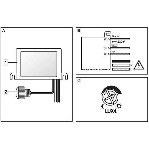 Einbau-Dämmerungsschalter Aurora Mini LCI 19603