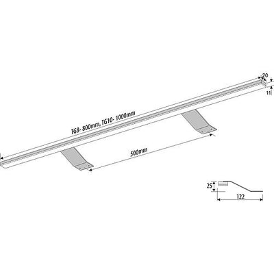 LED-Möbelleuchten Triga 800 und 1000