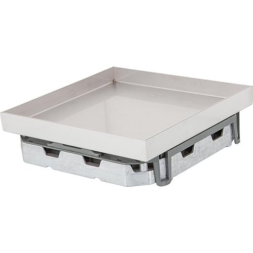 Blinddeckel Edelstahl quadratisch