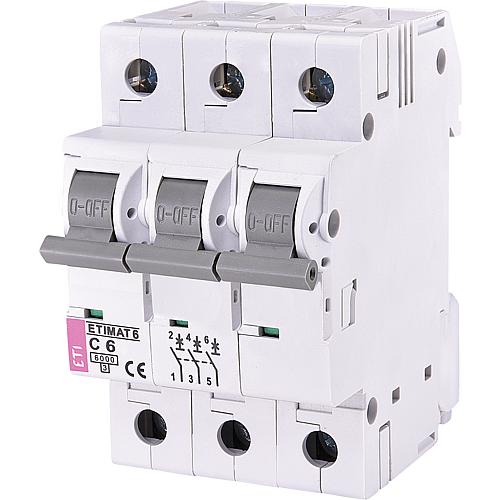 Leitungsschutzschalter Etimat P6, 6 kA