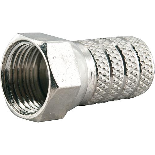 F-Aufdrehstecker, 4 mm