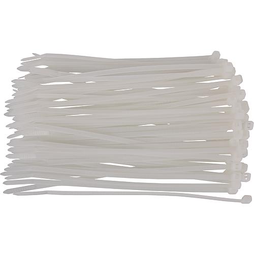 Hitzebeständige Kabelbinder natur (grünlich)