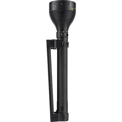 LED-Akku-Taschenlampe X21R Li-Ion, IPX4, Aluminiumgehäuse mit Wandhalterung