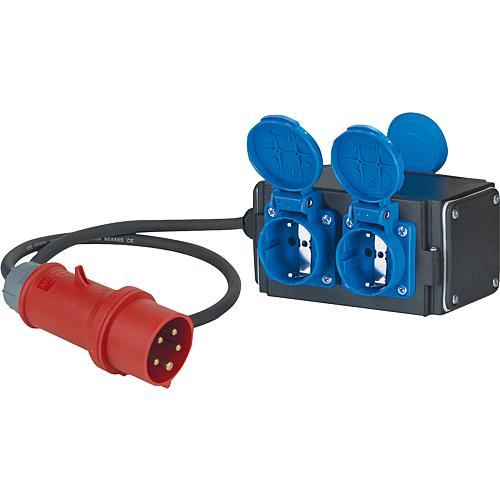 CEE-Adapter 400 V/250 V