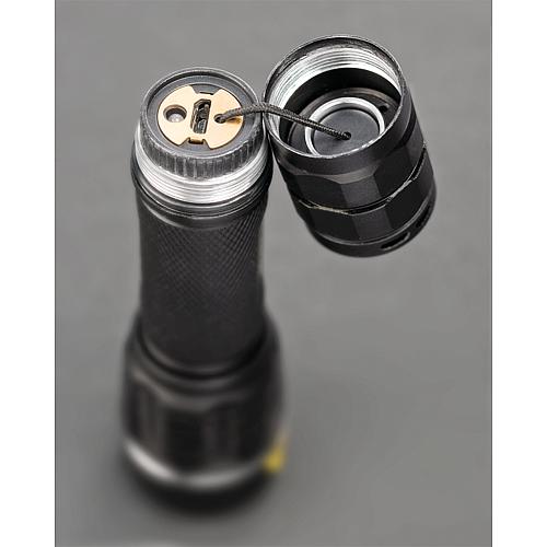 LED-Akku-Taschenlampe TL600AF, IPX4, Aluminiumgehäuse