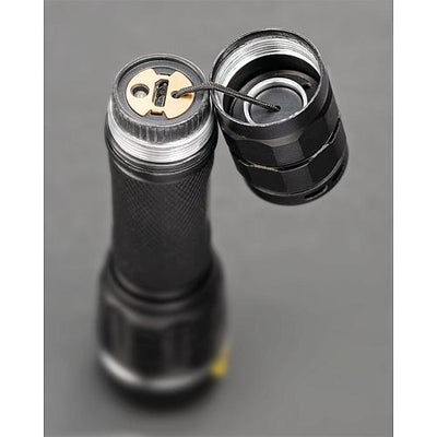 LED-Akku-Taschenlampe TL600AF, IPX4, Aluminiumgehäuse