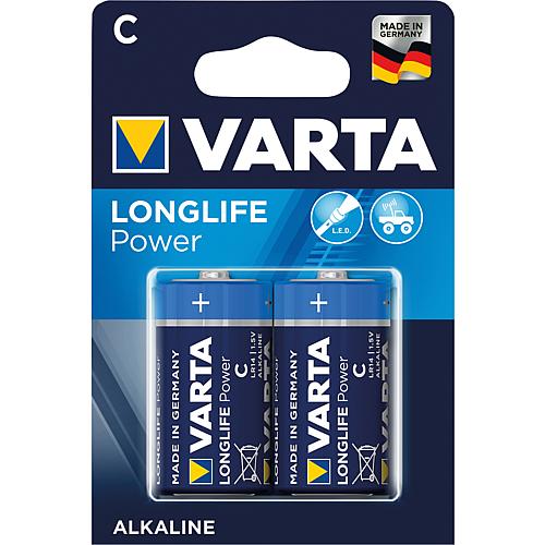 VARTA Longlife Power Alkaline Batterien, Baby, C