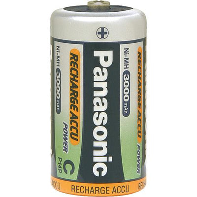 Panasonic Rechargeable Accu NiMH-Akku-Zellen, Baby, C
