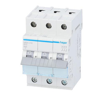 Leitungsschutzschalter :hager, mit Schraubmontage, 6kA, 3-polig
