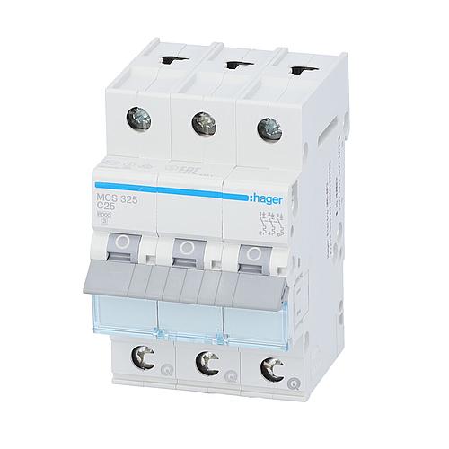 Leitungsschutzschalter haager, 6 kA, Ausführung mit Quickconnect (einrastend)