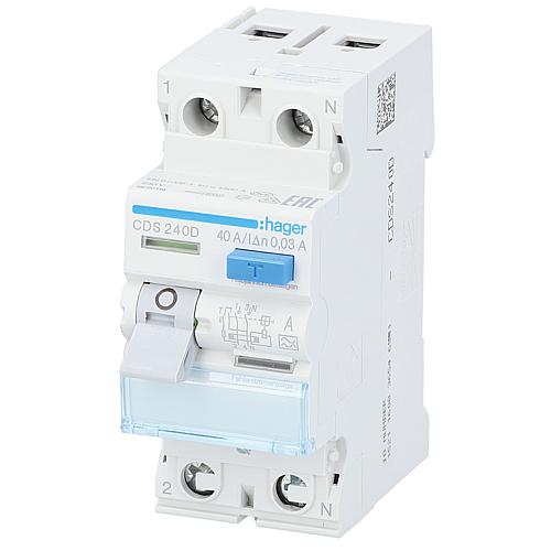 FI-Schalter DFS 4, Typ A, unverzögert, Ausführung mit Quickconnect (einrastend)