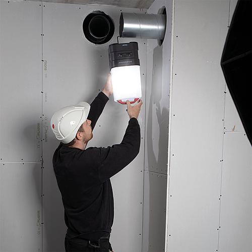 LED-Akku Arbeitsleuchte Area 10 CAS mit Akku und Ladegerät