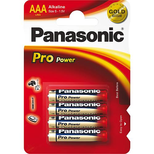 Alkali Batterien Panasonic PRO Power, Micro AAA