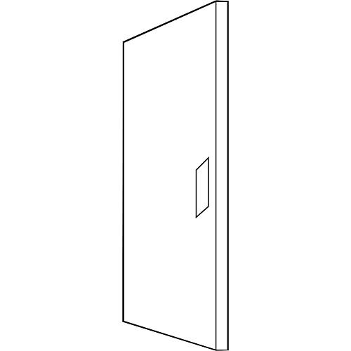 Kleinverteilertür passend zu A24A Aufputz, 2-reihig