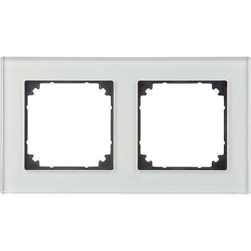 Echtglasrahmen M-Plan Diamantsilber