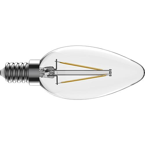 LED-Lampe Filament Kerzenform