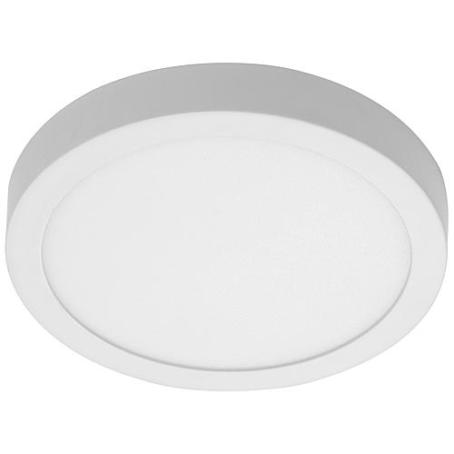 LED-Anbaupanel, weiß, rund