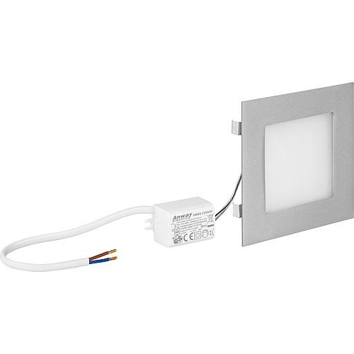 LED Einbauleuchte, Nizza, eckig, 3,5 W