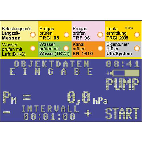 Digitales Dichtheitsprüfgerät DPG 02 TOUCH