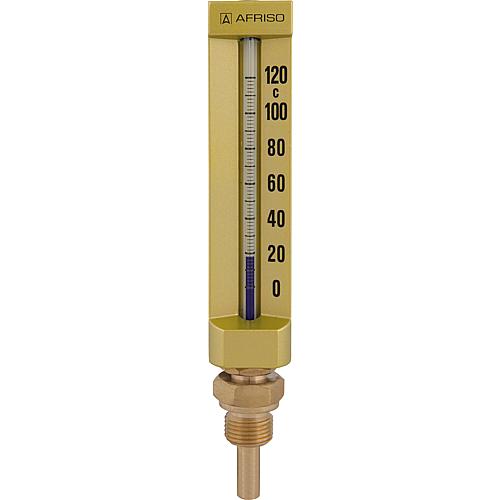 Maschinen-Thermometer, Gerade Form