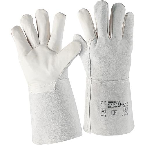 Schweißerhandschuh Rindnarbenleder H103NS
