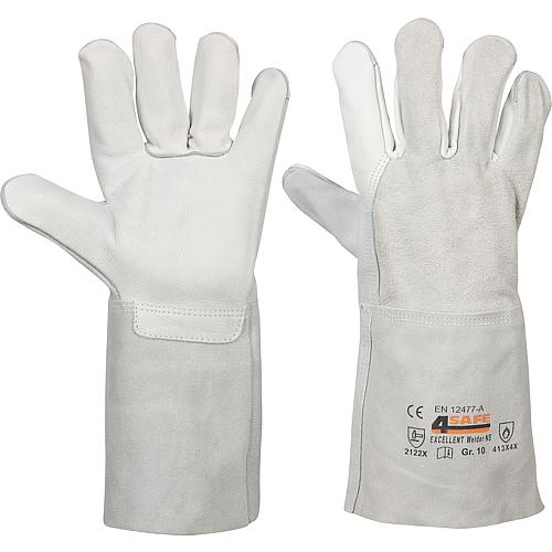 Schweißerhandschuh Rindnarbenleder H103NS