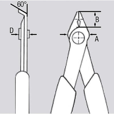 Elektronik Seitenschneider Super-Knips®, mit Drahtklemme