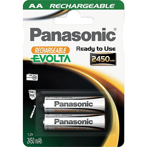 Panasonic Rechargeable Accu NiMH-Akku-Zellen, Mignon, AA