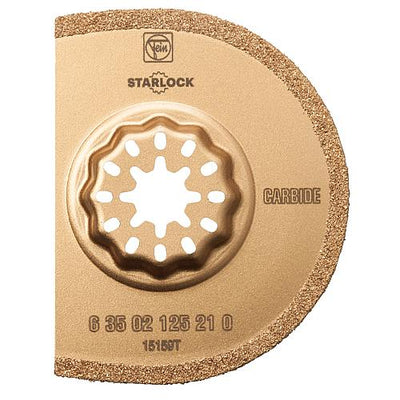 Hartmetall-Segment-Sägeblatt Fein, ø 75 mm, Schnittbreite 1,2 mm, STARLOCK