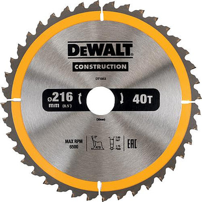 Kreissägeblatt Construction, ø 216 x 30 mm