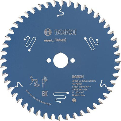 Kreissägeblätter für Weich- und Hartholz, Spanplatten, Pressschicht Holz, MDF-Platte beschichtet, Verbundwerkstoffe sowie Sperrholz